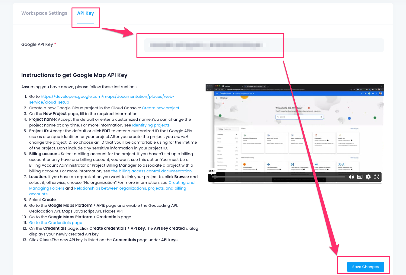 How to Generate a Google API Key & Enable Cloud Billing - Leadinary
